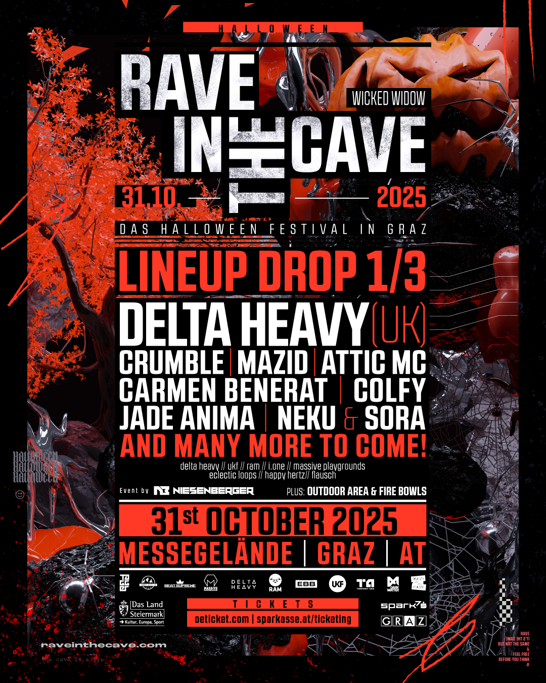 RAVE IN THE CAVE 2025 - Line Up Drop 1/3