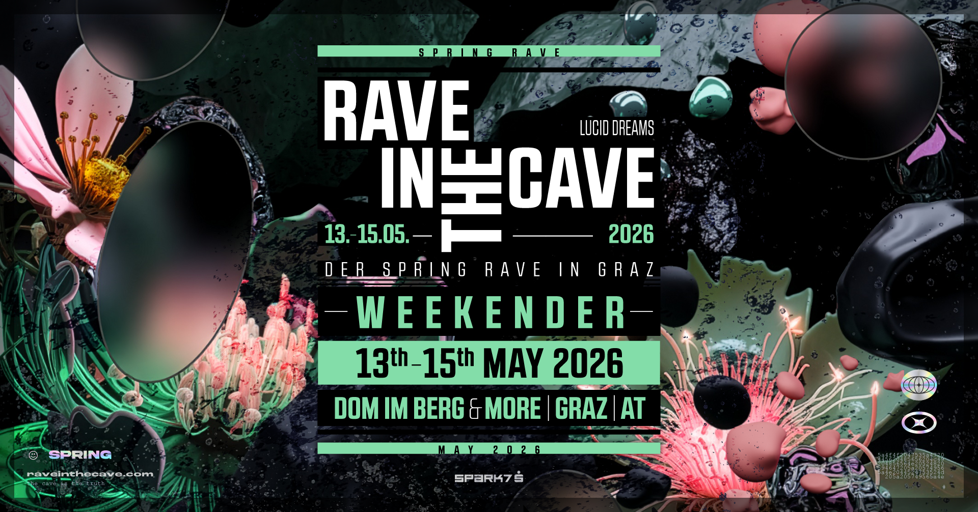RAVE IN THE CAVE 2026 - Spring Edition - Weekender - 13. -15. May 2026 - Dom Im Berg & More